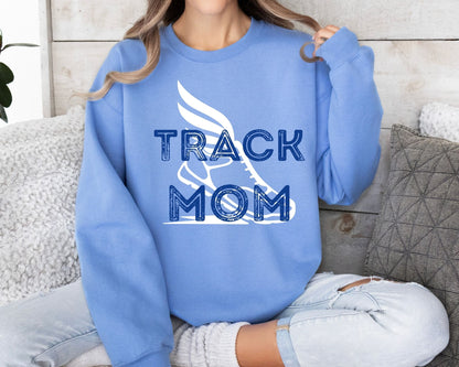 Personalized Track Mom Sweatshirt