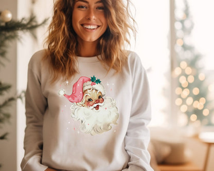 Classic Santa Crew Sweatshirt La Bella Rose Boutique