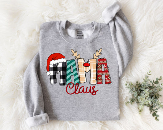 Christmas Mom Crews La Bella Rose Boutique