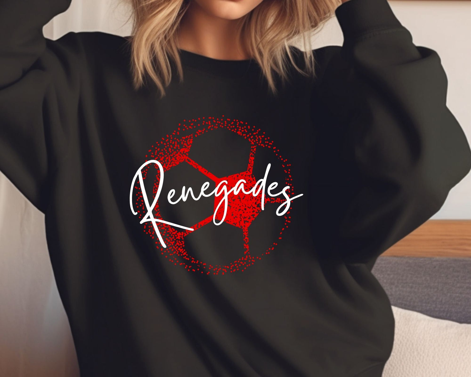 Personalized Soccer Sweatshirt La Bella Rose Boutique