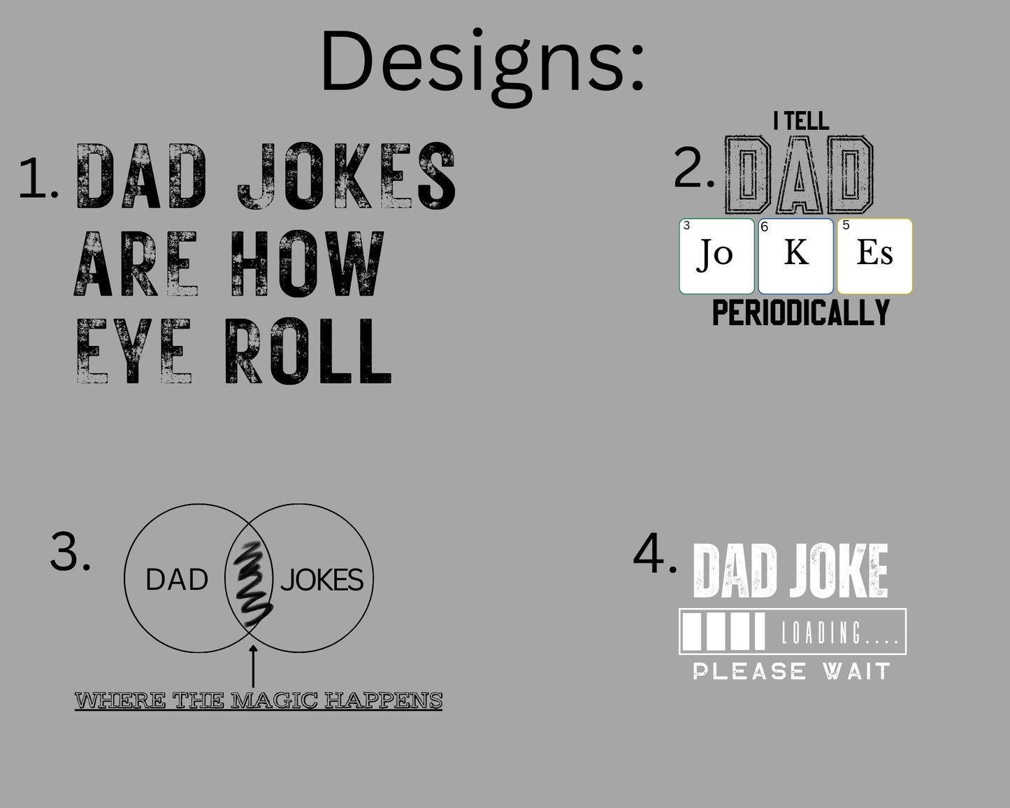 Dad Jokes Tees