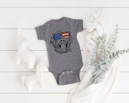 4TH OF July baby bodysuit