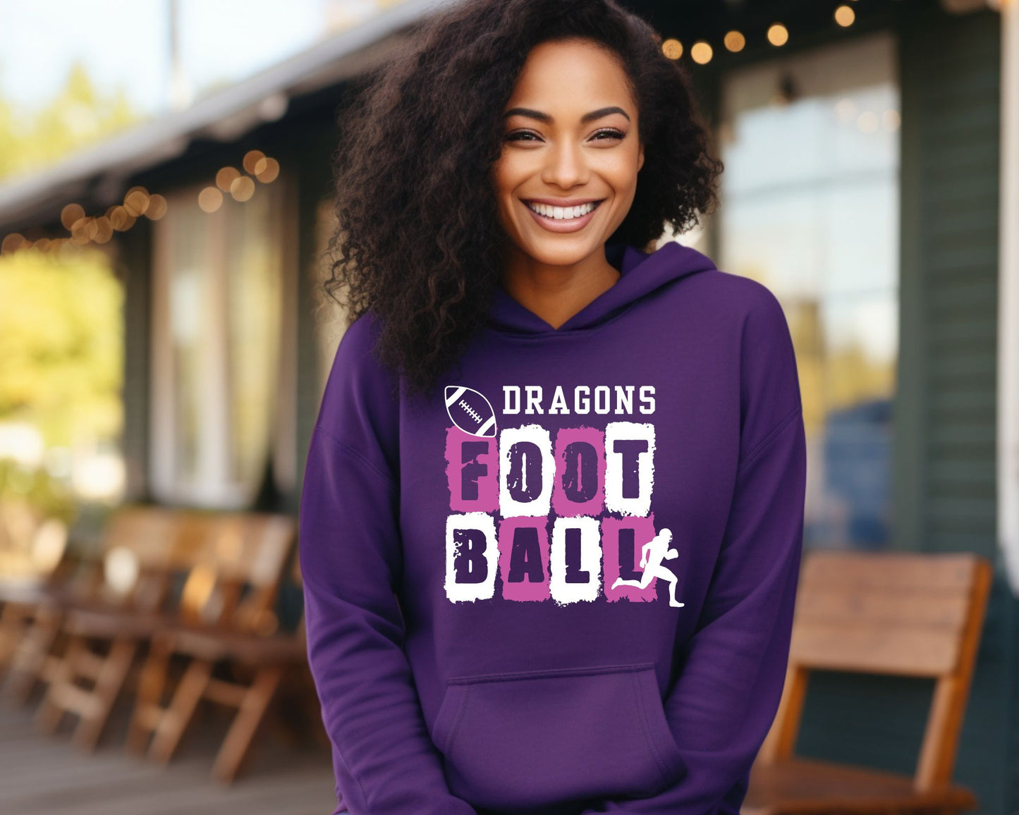 football Hoodie La Bella Rose Boutique