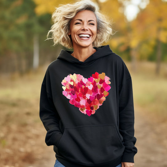 Bows & Hearts Valentines Hoodie La Bella Rose Boutique