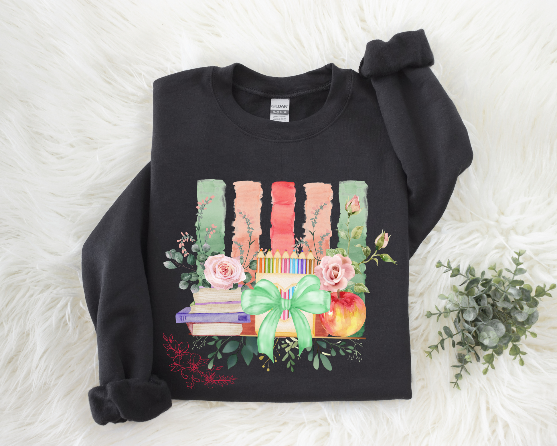 Floral Teacher Sweatshirt La Bella Rose Boutique