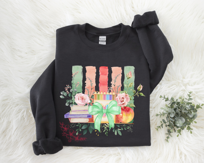 Floral Teacher Sweatshirt La Bella Rose Boutique