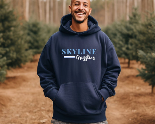 Skyline Basketball Hoodie Lines La Bella Rose Boutique