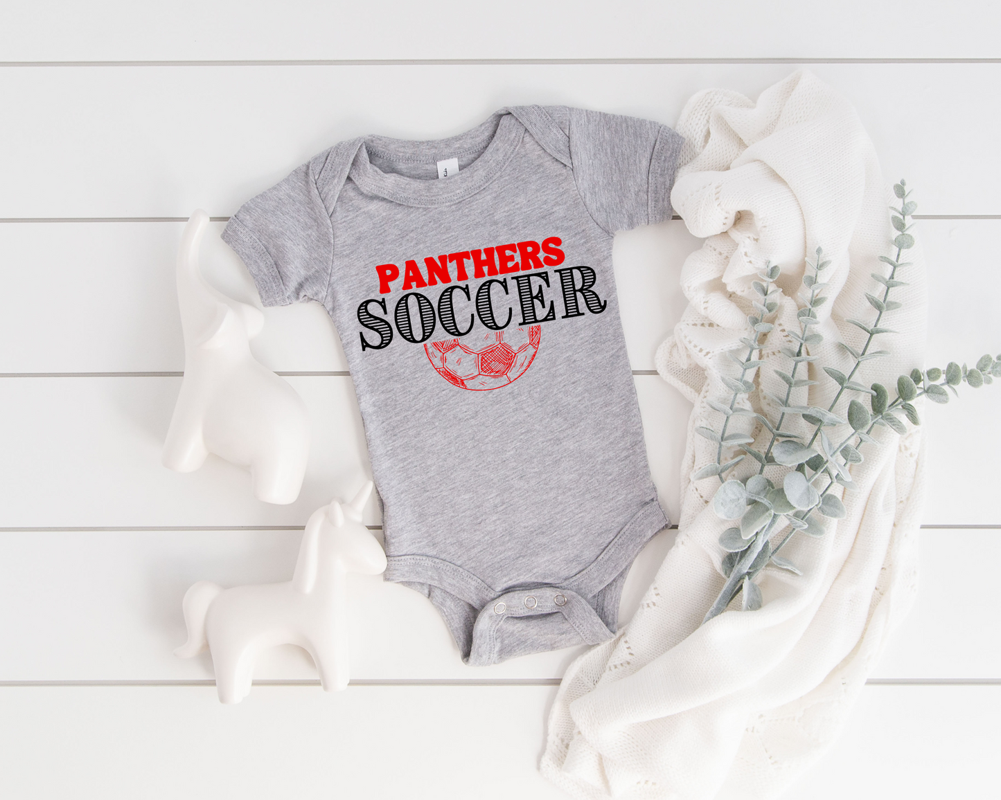 Vintage Soccer Baby Bodysuit