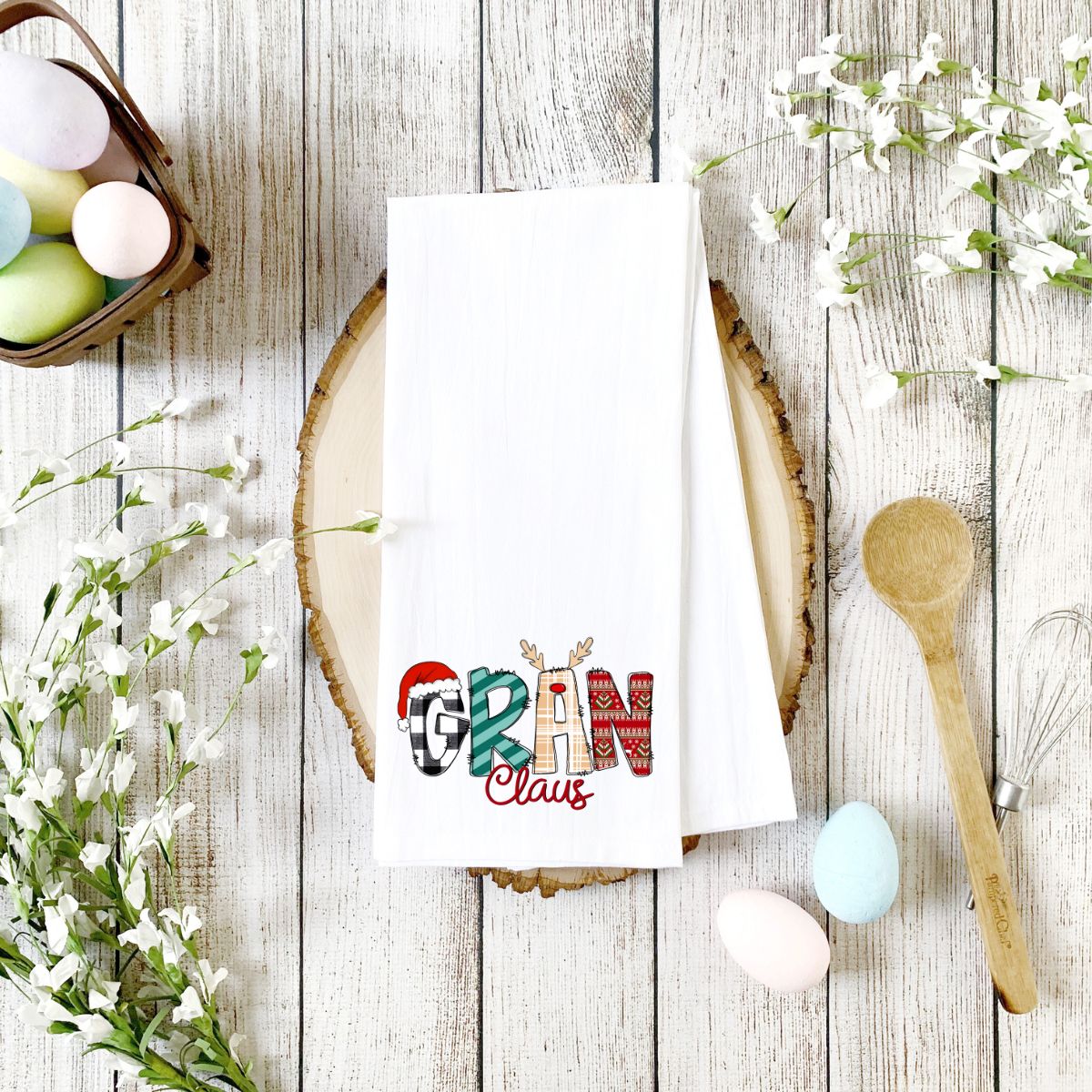 Christmas Grandma Tea Towel La Bella Rose Boutique