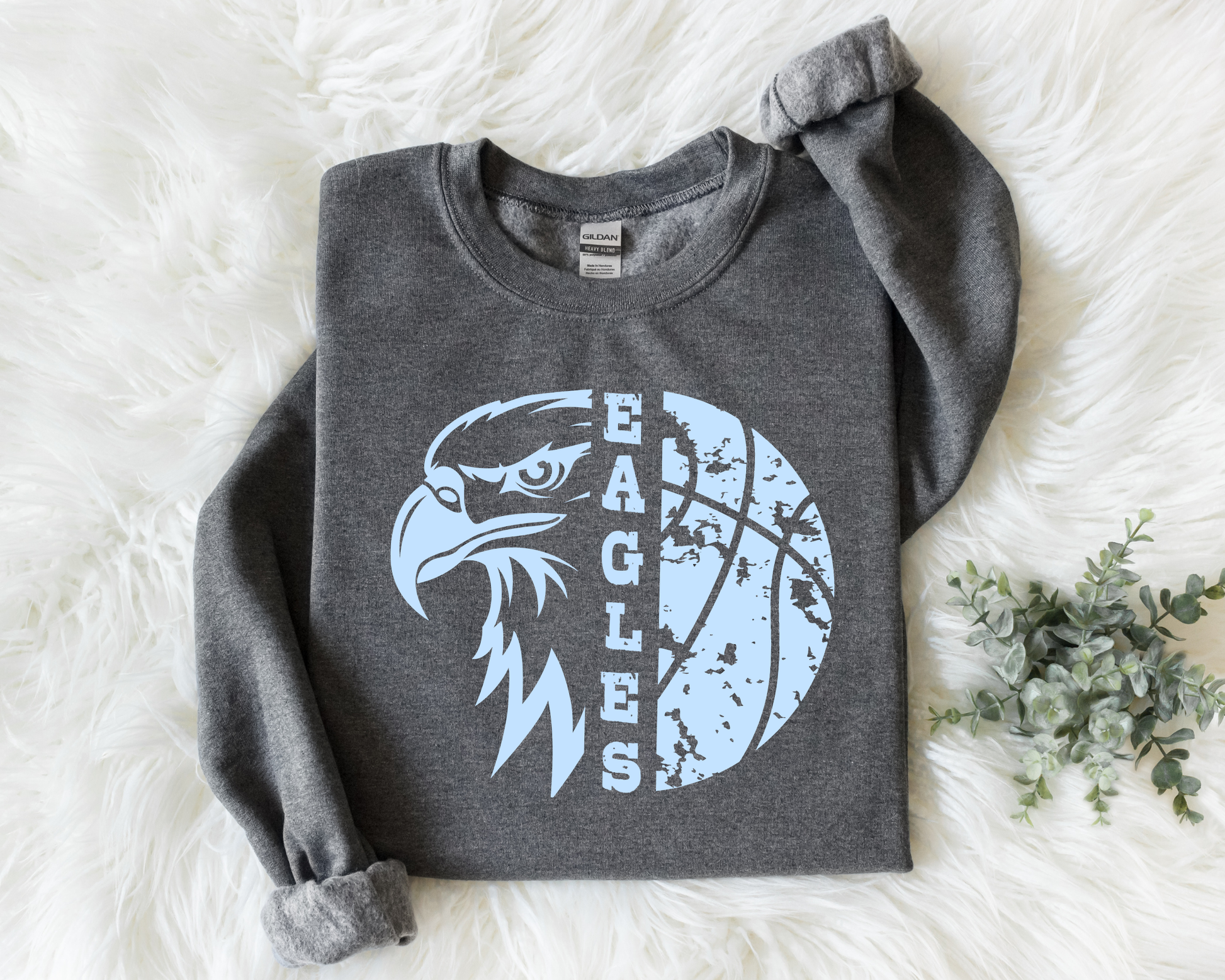 Eagles Basketball Hardcourt Eagles Sweatshirt La Bella Rose Boutique