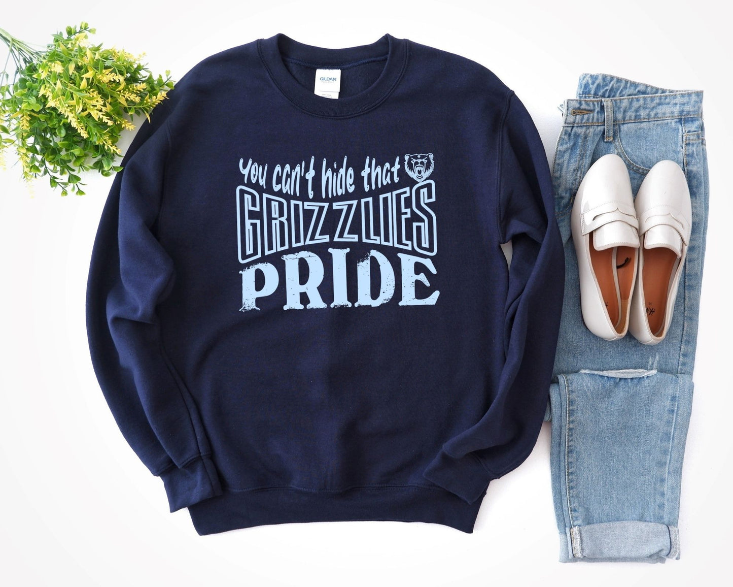 Grizzlies Basketball Crewneck Sweatshirt