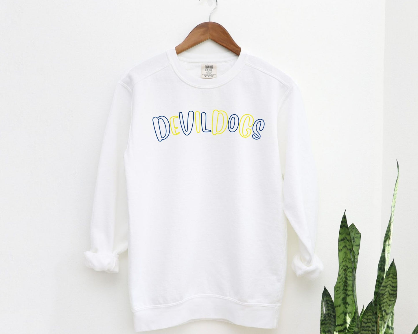 Custom Bubble Comfort Color Sweatshirt