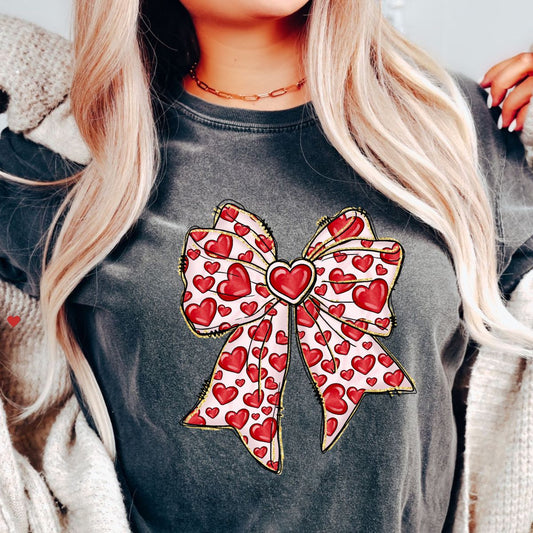 Bow & Hearts Valentines Day Tees La Bella Rose Boutique