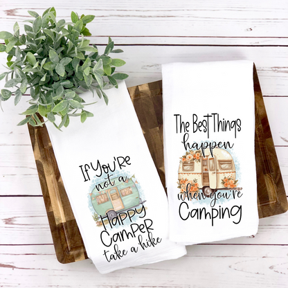 Camping Tea Towel set of 2