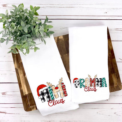 Christmas Grandma Tea Towel La Bella Rose Boutique