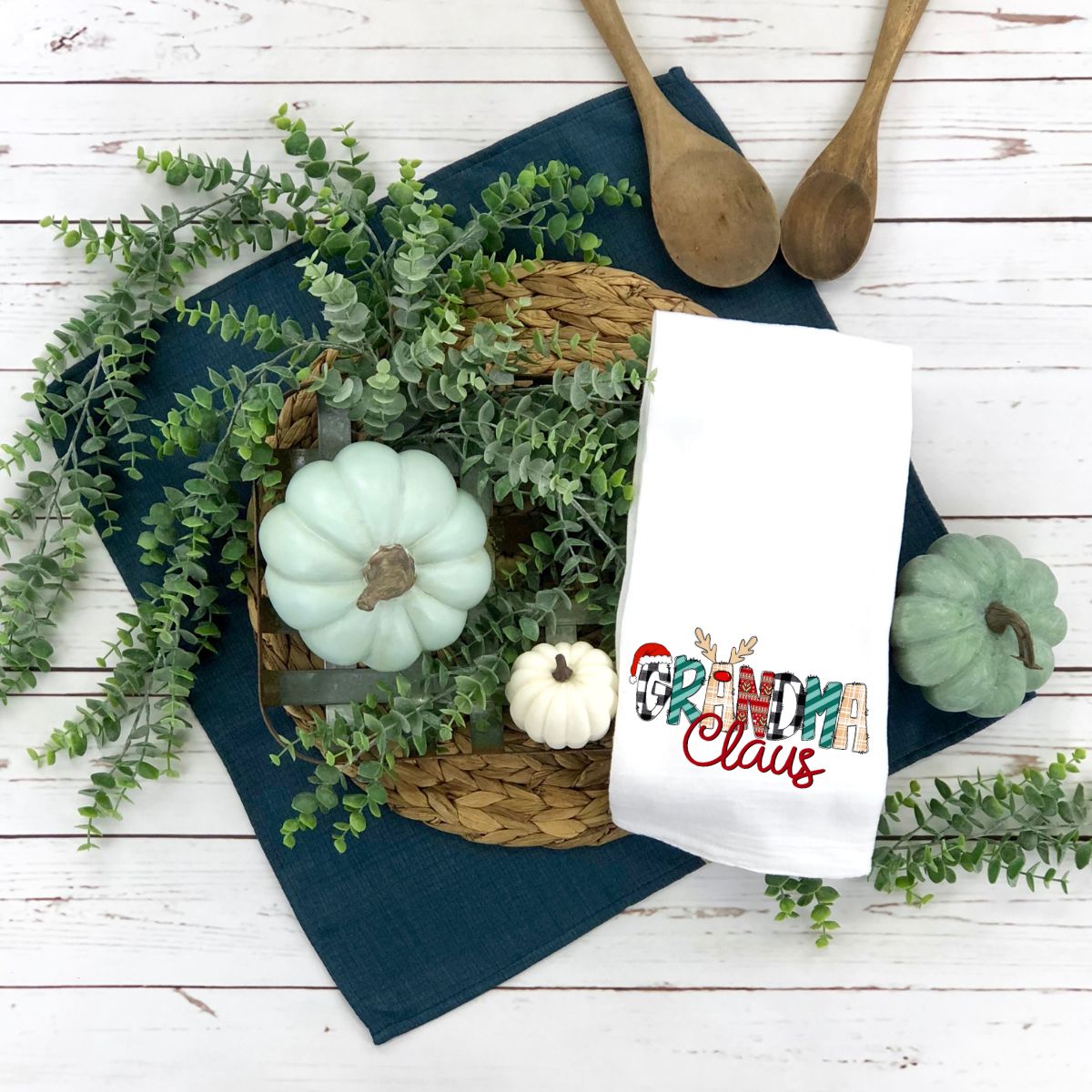 Christmas Grandma Tea Towel La Bella Rose Boutique