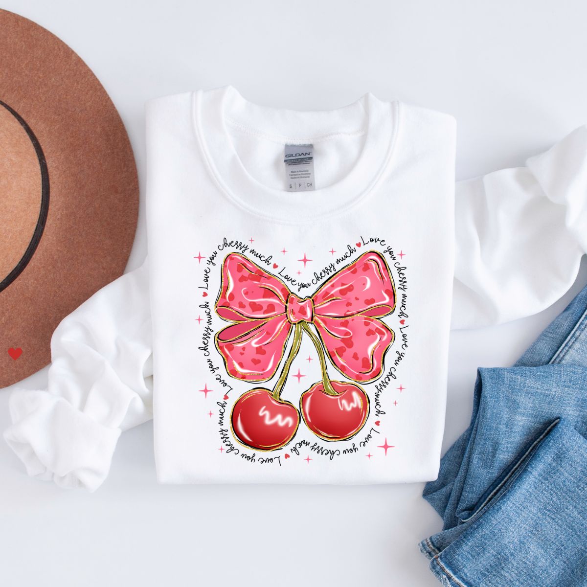 Cute Valentine sweatshirts La Bella Rose Boutique