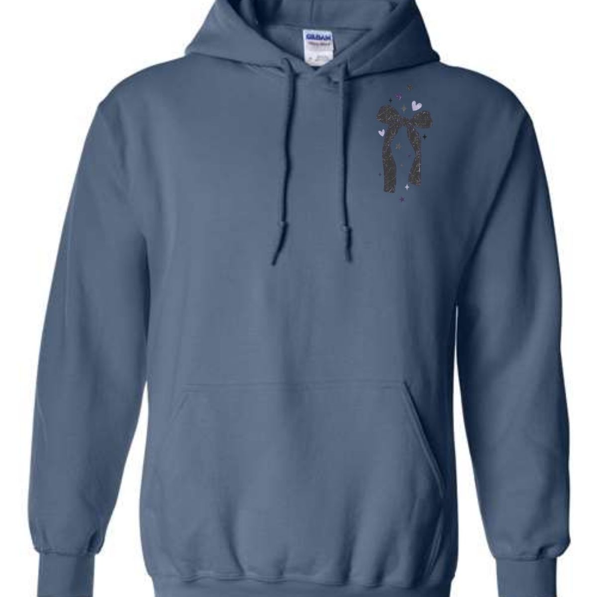 Walk With Me | Moses 6:34 | Foot Steps Hoodie Sunset Bows La Bella Rose Boutique