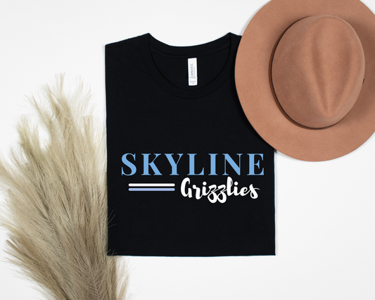 Skyline Grizzlies Tees | Bella Canvas La Bella Rose Boutique