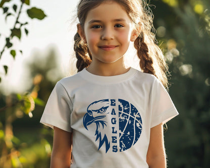 Eagles Basketball Hardcourt Eagles Kids Tees La Bella Rose Boutique
