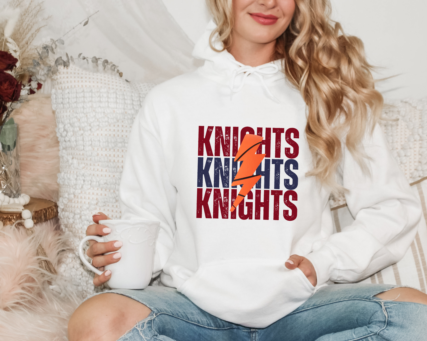 Custom Lightning Basketball Hoodie