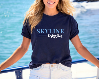 Skyline Grizzlies Tees | Bella Canvas La Bella Rose Boutique