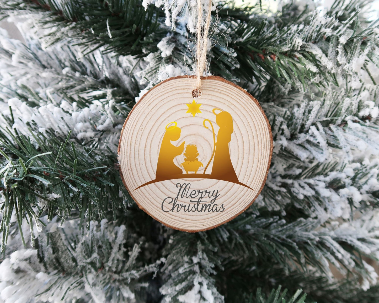 Christmas Ornaments - Handmade Nativity-Themed La Bella Rose Boutique