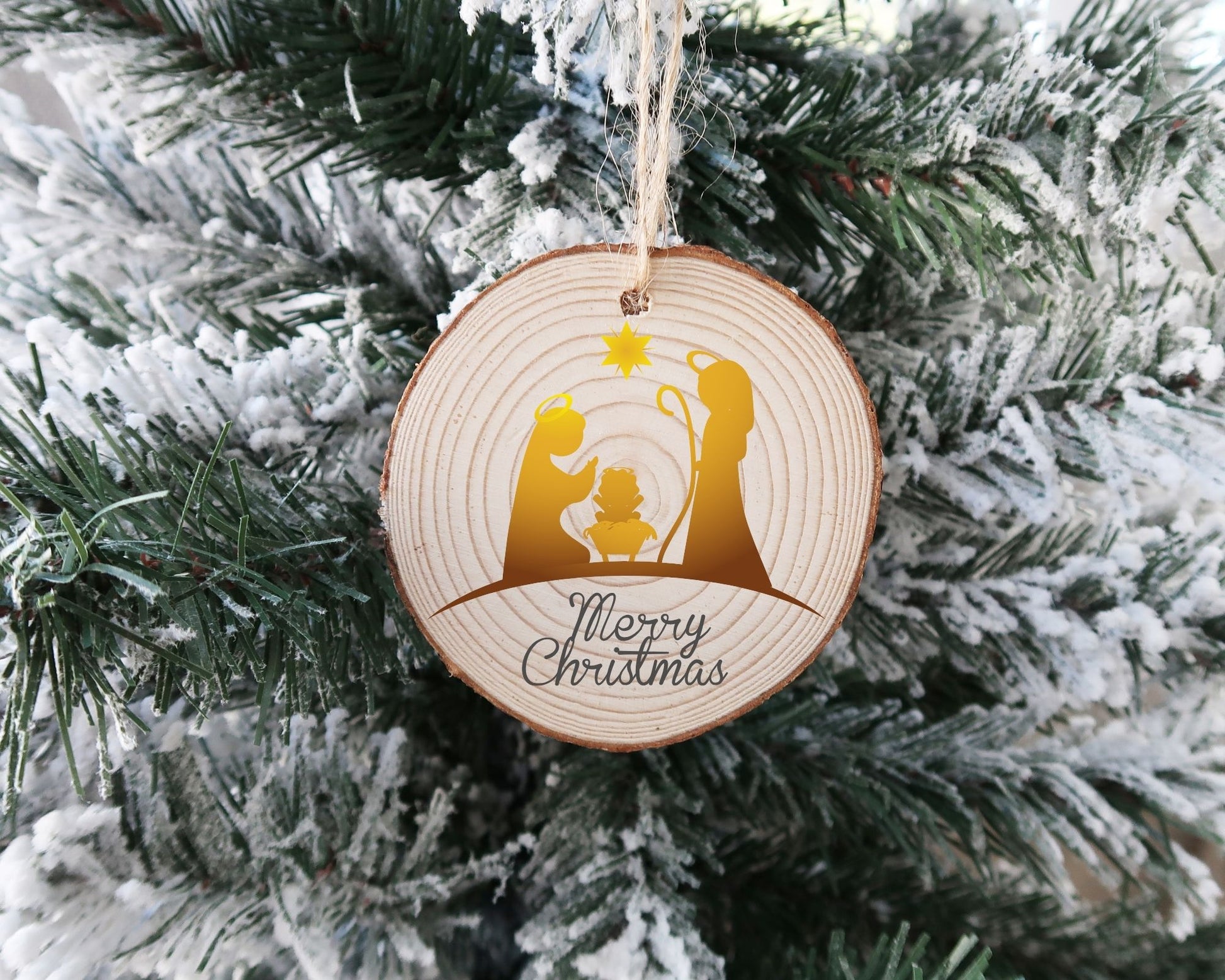 Christmas Ornaments - Handmade Nativity-Themed La Bella Rose Boutique
