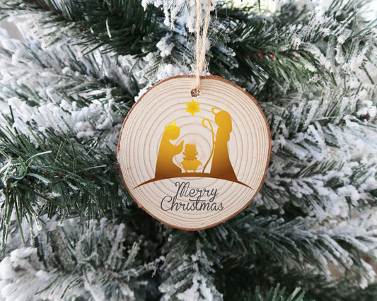 Christmas Ornaments - Handmade Nativity-Themed La Bella Rose Boutique