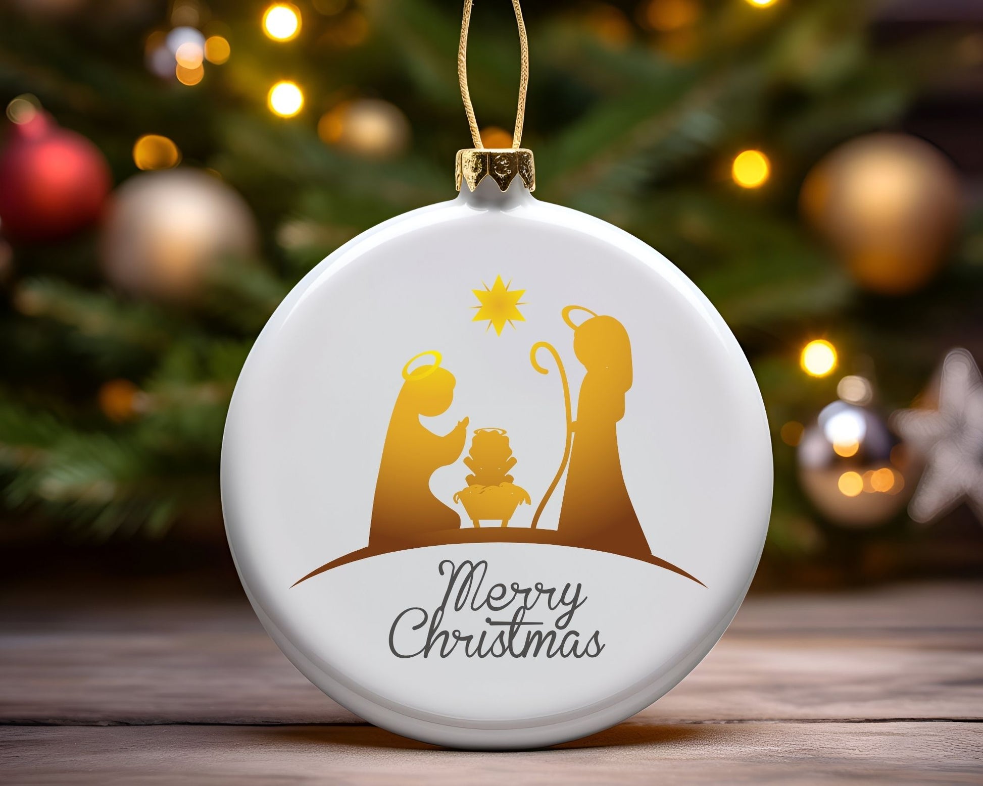 Christmas Ornaments - Handmade Nativity-Themed La Bella Rose Boutique