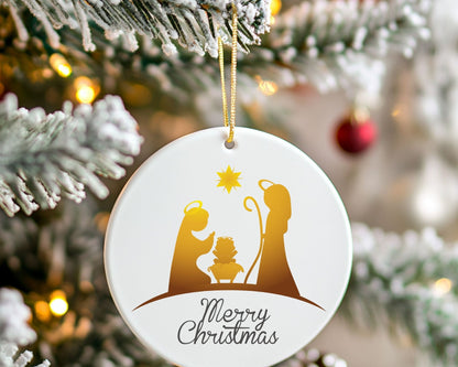 Christmas Ornaments - Handmade Nativity-Themed La Bella Rose Boutique