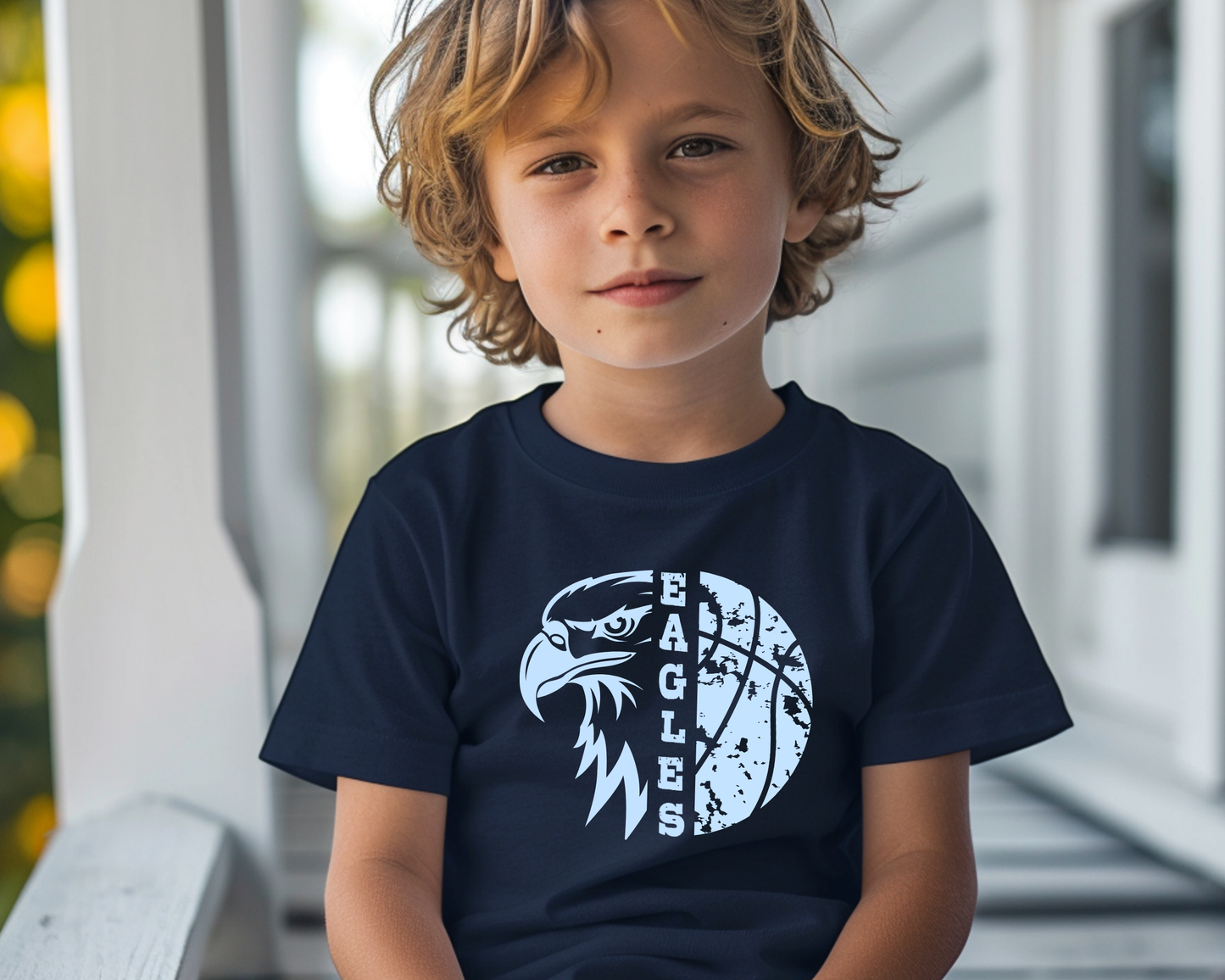 Eagles Basketball Hardcourt Eagles Kids Tees La Bella Rose Boutique