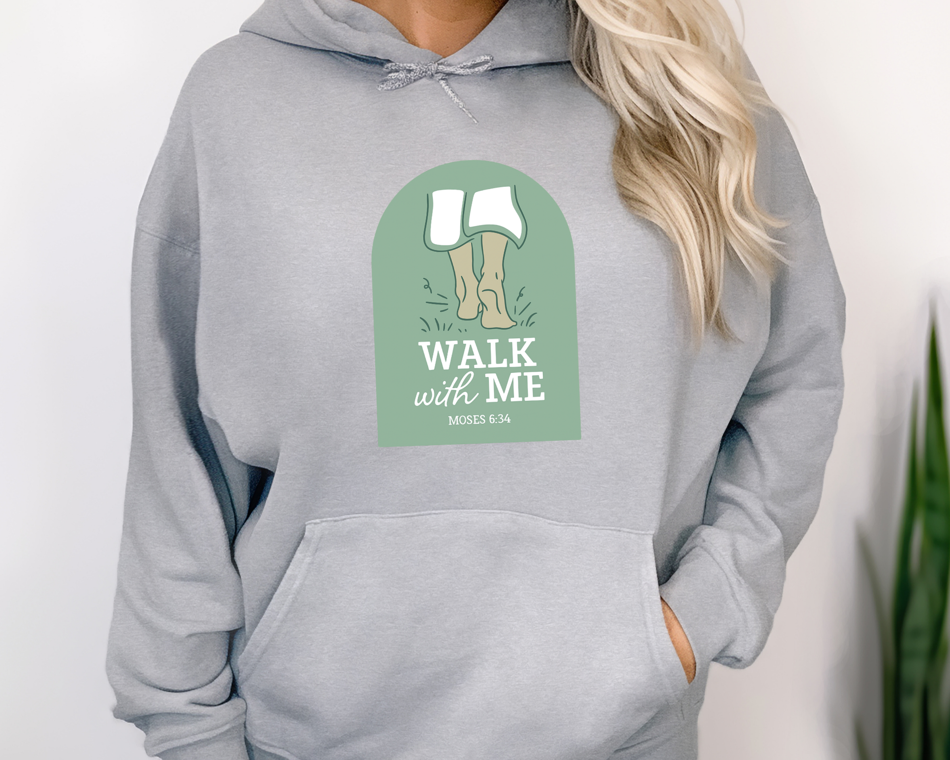 2026 Girls Camp | Walk With Me | Moses 6:34 | Walking Hoodie La Bella Rose Boutique