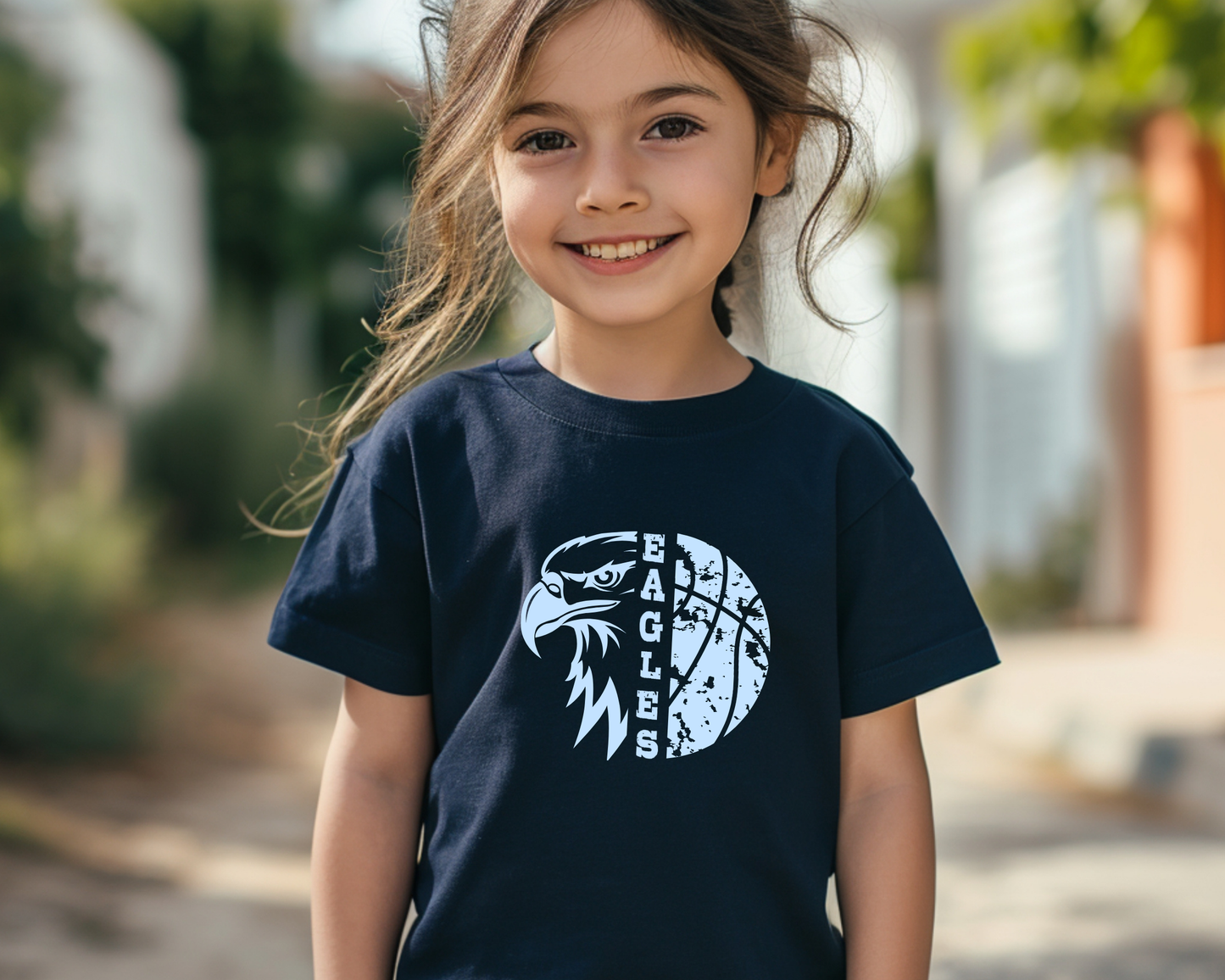 Eagles Basketball Hardcourt Eagles Kids Tees La Bella Rose Boutique