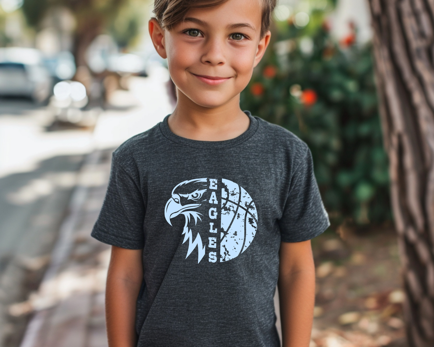 Eagles Basketball Hardcourt Eagles Kids Tees La Bella Rose Boutique