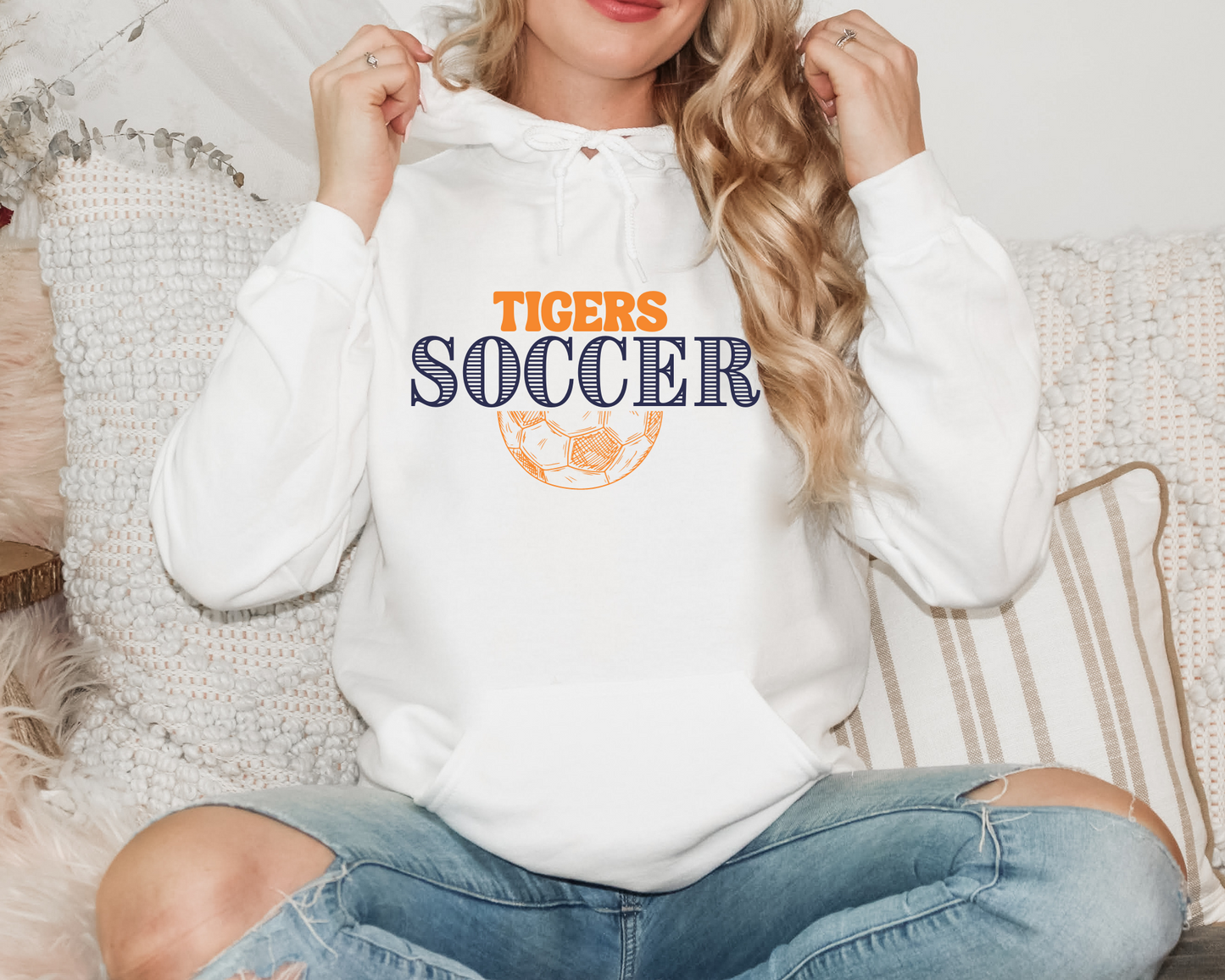 Vintage Soccer Hoodie