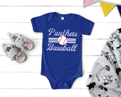 Retro Baseball Baby Bodysuit