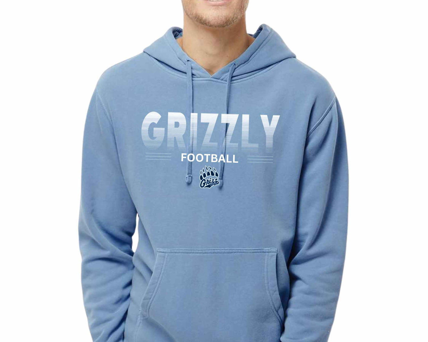 Custom Grizzly Football Team Hoodie Independent Brand