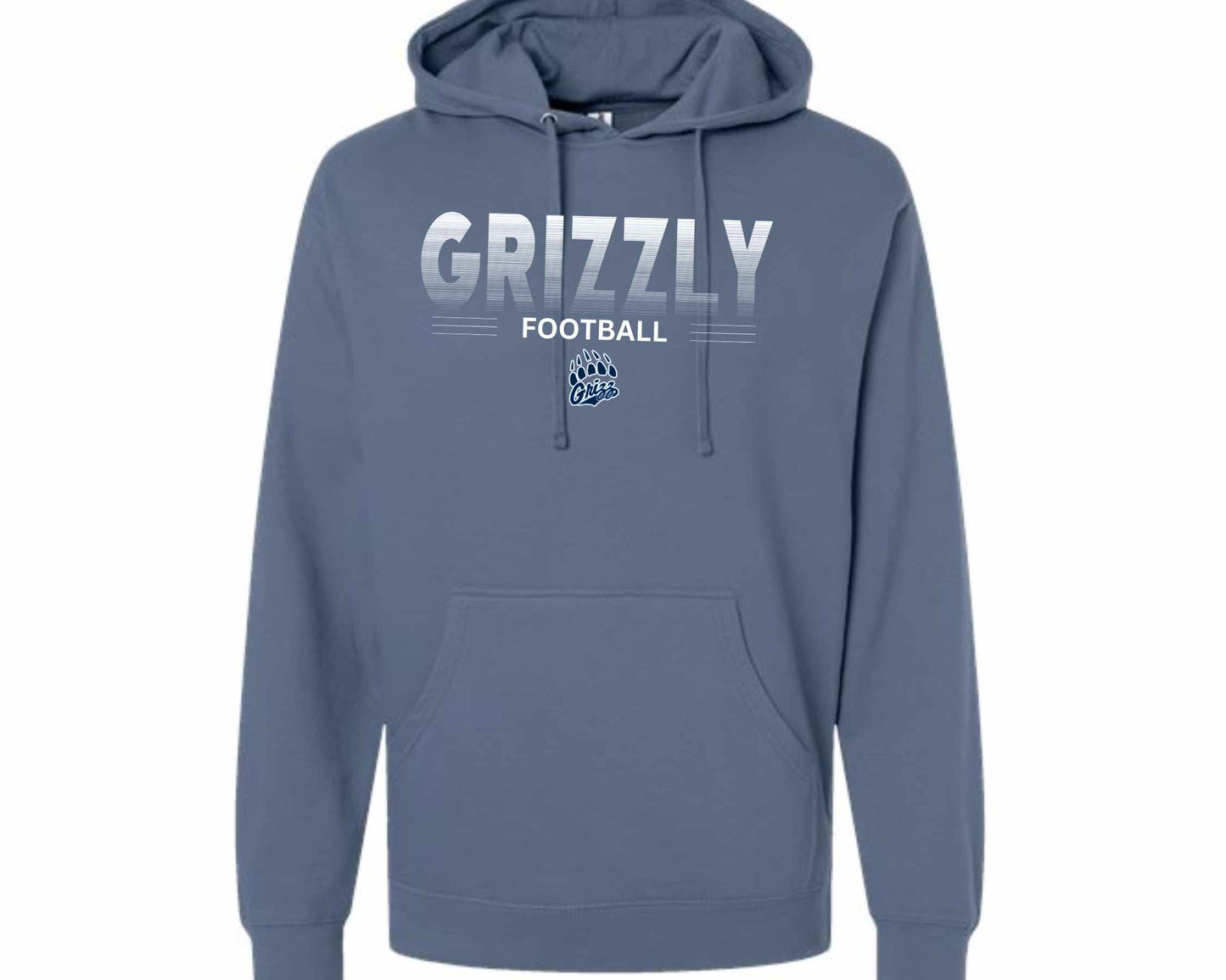 Custom Grizzly Football Team Hoodie Independent Brand
