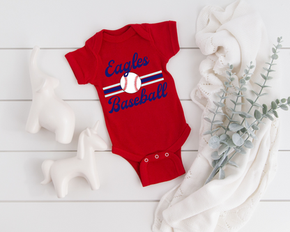 Retro Baseball Baby Bodysuit