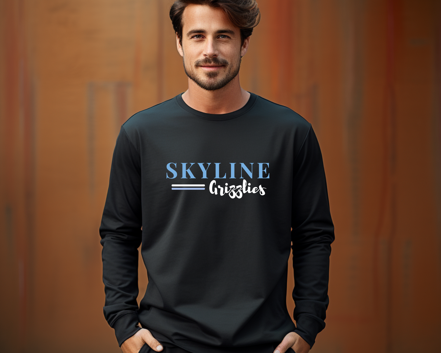 Skyline Grizzlies Long Sleeve Tees La Bella Rose Boutique