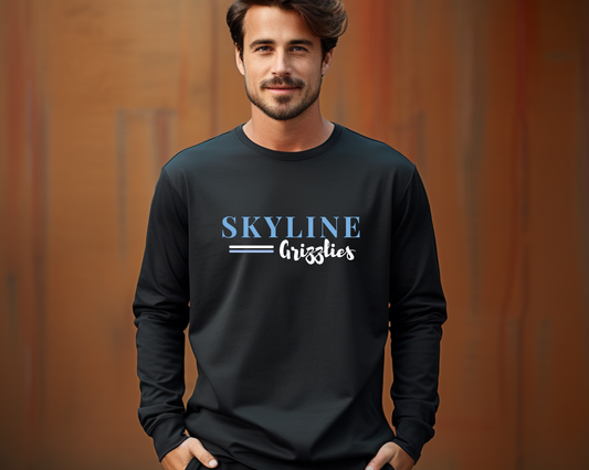 Skyline Grizzlies Long Sleeve Tees La Bella Rose Boutique
