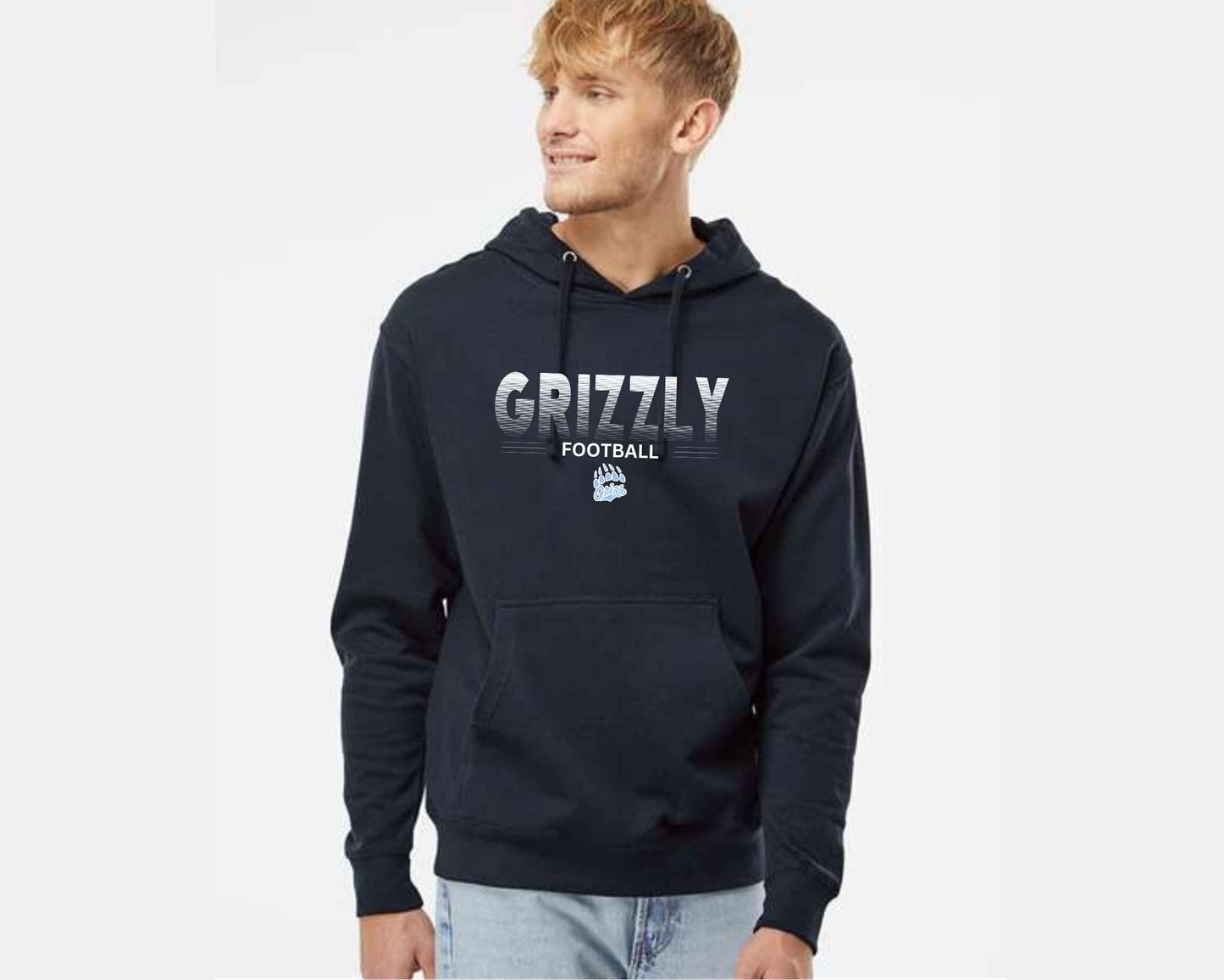 Custom Grizzly Football Team Hoodie Independent Brand