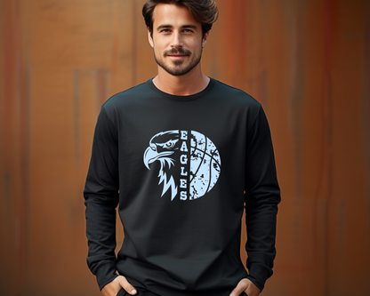 Eagles Basketball Hardcourt Eagles Long Sleeve La Bella Rose Boutique