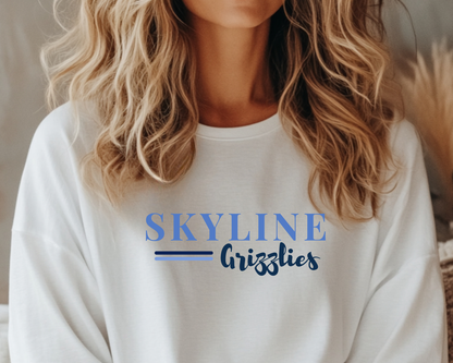 Skyline Grizzlies Long Sleeve Tees La Bella Rose Boutique