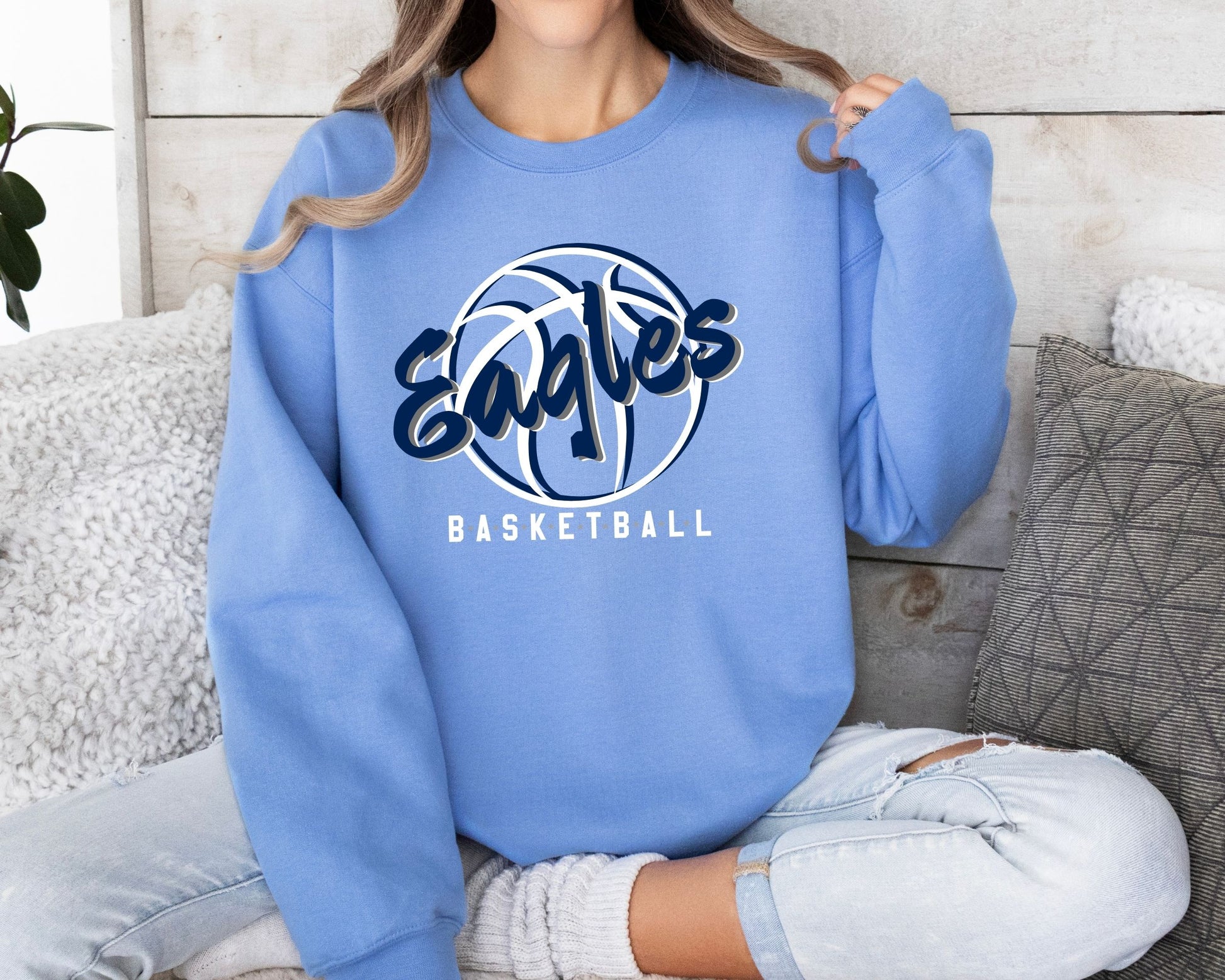 Eagles Basketball Club Sweatshirt La Bella Rose Boutique