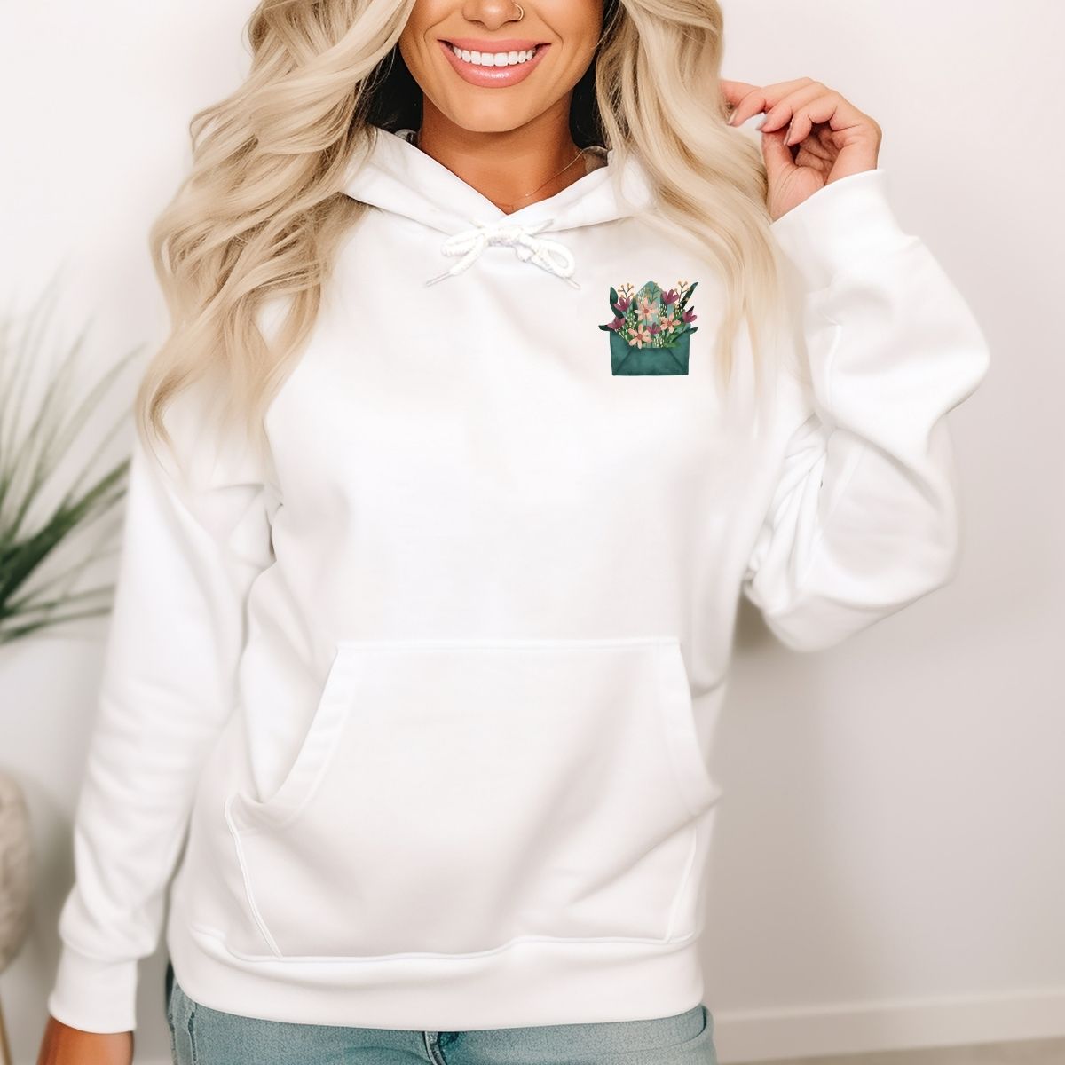 Walk With Me | Moses 6:34 | Foot Steps Hoodie Envelope La Bella Rose Boutique