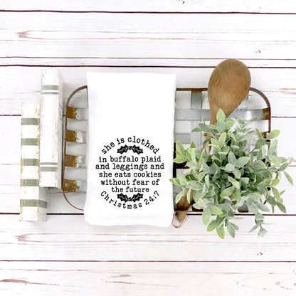 Funny Christmas Tea Towels La Bella Rose Boutique