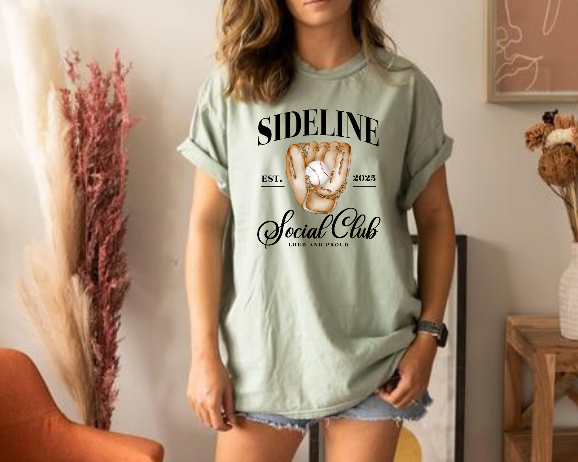 Sideline Social Club Tees La Bella Rose Boutique
