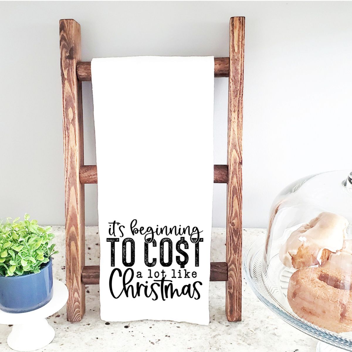 Funny Christmas Tea Towels La Bella Rose Boutique